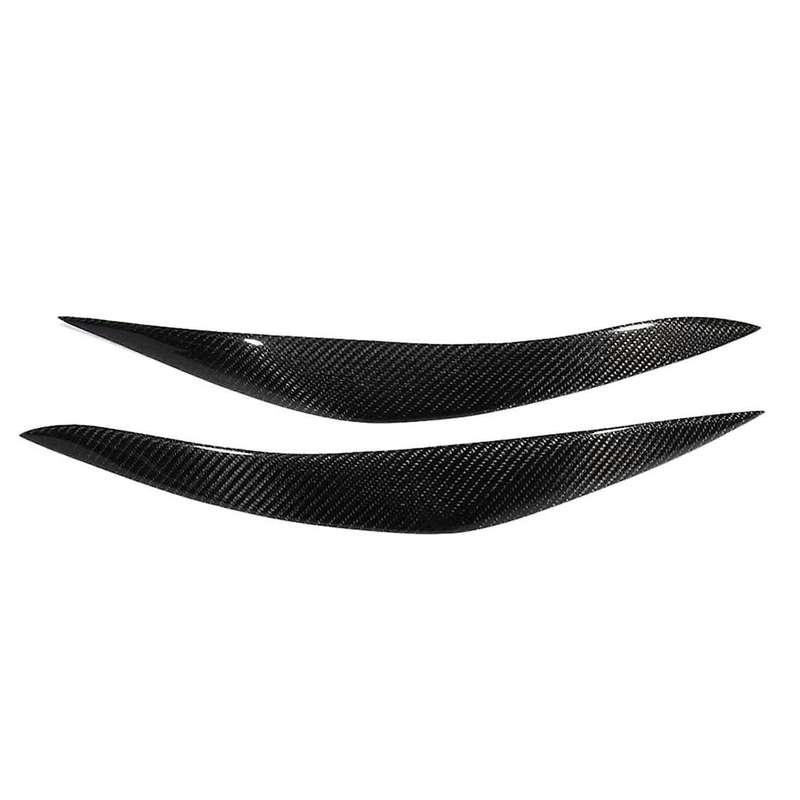 for 5 Series F10 F11 F18 2010-2017 Carbon Fiber Headlights Eyebrow Eyelid Trim Cover Sticker Refitti
