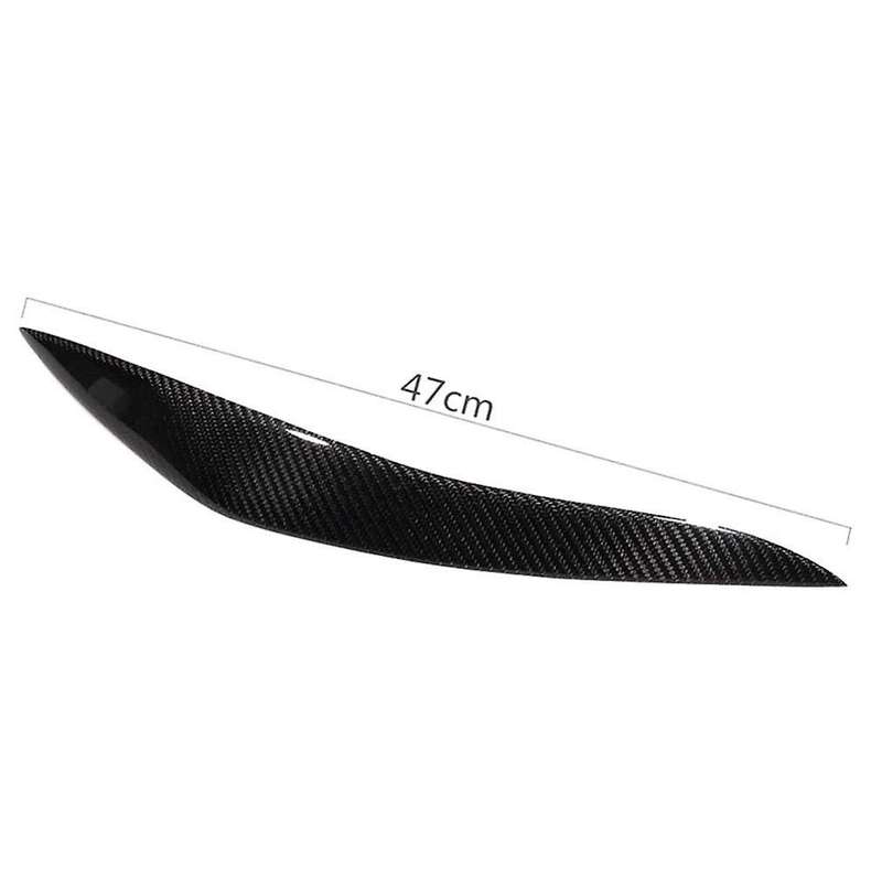 for 5 Series F10 F11 F18 2010-2017 Carbon Fiber Headlights Eyebrow Eyelid Trim Cover Sticker Refitti