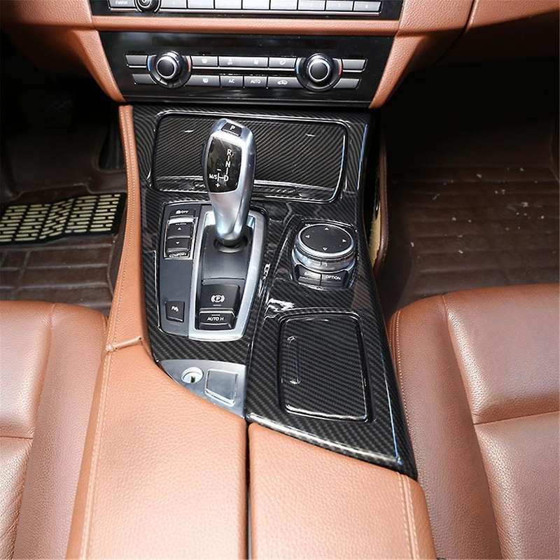 for 5 Series F10 2011-2017 Lhd Center Console Gear Shift Panel Cover Trim Interior Accessories (abs