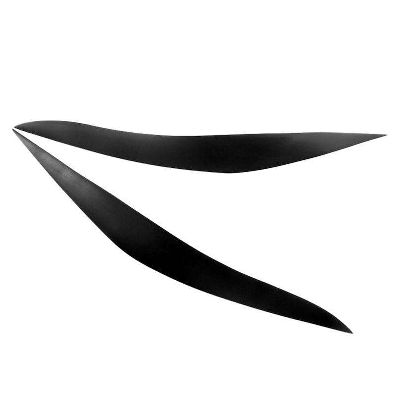 for 5 Series F10 F11 F18 2010-2017 Matte black Headlights Eyebrow Eyelid Trim Cover Sticker Refittin