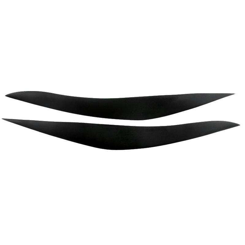 for 5 Series F10 F11 F18 2010-2017 Matte black Headlights Eyebrow Eyelid Trim Cover Sticker Refittin