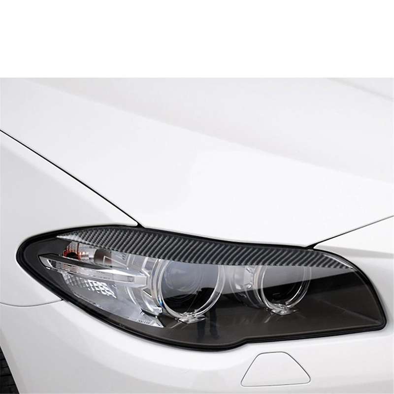 for 5 Series F10 F11 2011-2014 Car Eyelid Front Headlight Eyebrow Cover Eye Lid Trim Sticker