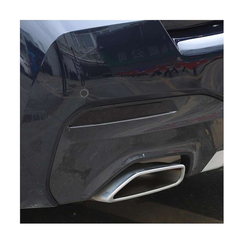 for 5 Series G30 G31 2018-2022 Car Rear Taillight Fog Light Lamp Cover Trim Sticker Accessories , Sm