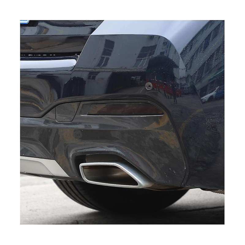 for 5 Series G30 G31 2018-2022 Car Rear Taillight Fog Light Lamp Cover Trim Sticker Accessories , Sm