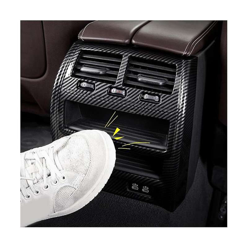 for 5 Series G30 G38 2018-2023 Car Rear Air Conditioning Vent Outlet Cover Trim Frame Sticker Acces