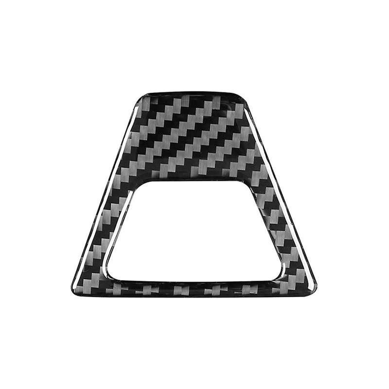 for 5 Series G30 G38 2018-2021 Carbon Fiber Car Central Control Warning Light Button Trim Cover Inte
