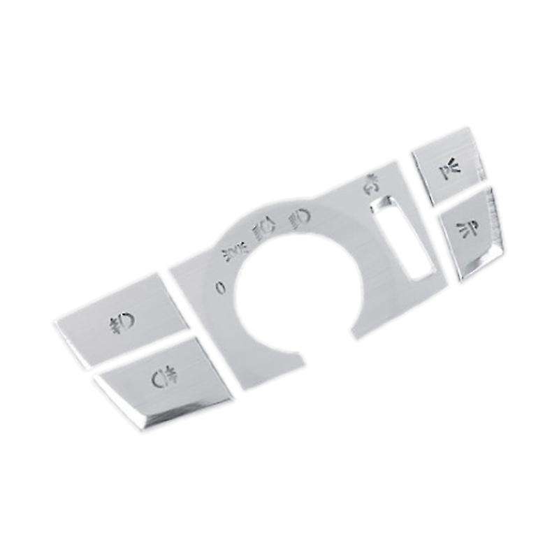 for 5 Series G38 G30 6GT F10 Car Headlight Switch Button Frame Cover Trim Sticker Accessories for 6