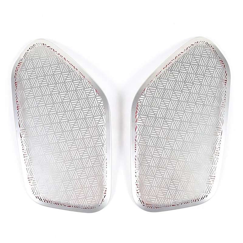 for 5 Series G60 2024 Car Door Speaker Cover Trim Decoration Stickers Interior Accessories Stainless