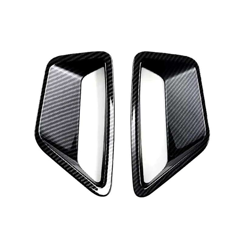 for 5 Series G60 2024 Rear Fog Light Cover Trim Decoration Exterior Accessories ABS Carbon Fiber Pat