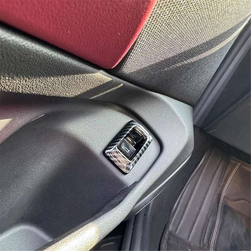 for 5 Series G60 2024 Rear Trunk Button Switch Cover Trim Decoration Interior Accessories ABS Carbon