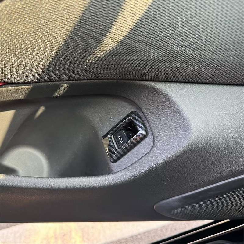 for 5 Series G60 2024 Rear Trunk Button Switch Cover Trim Decoration Interior Accessories ABS Carbon