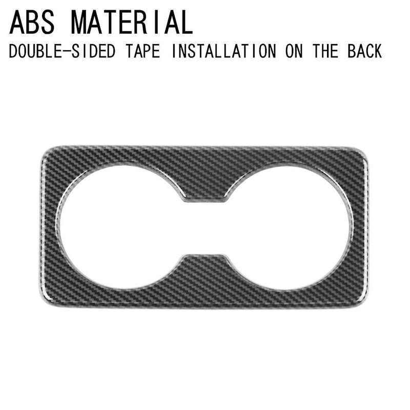 for -50 CX50 2023 US Version Car Carbon Fiber Rear Back Seat Water Cup Holder Panel Trim Frame
