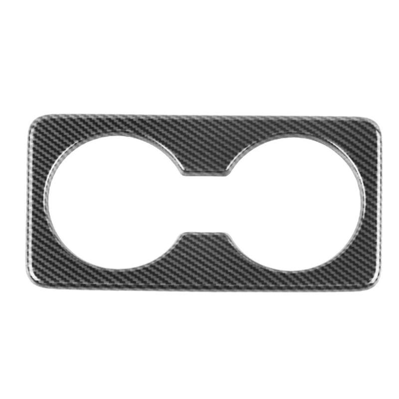 for -50 CX50 2023 US Version Car Carbon Fiber Rear Back Seat Water Cup Holder Panel Trim Frame