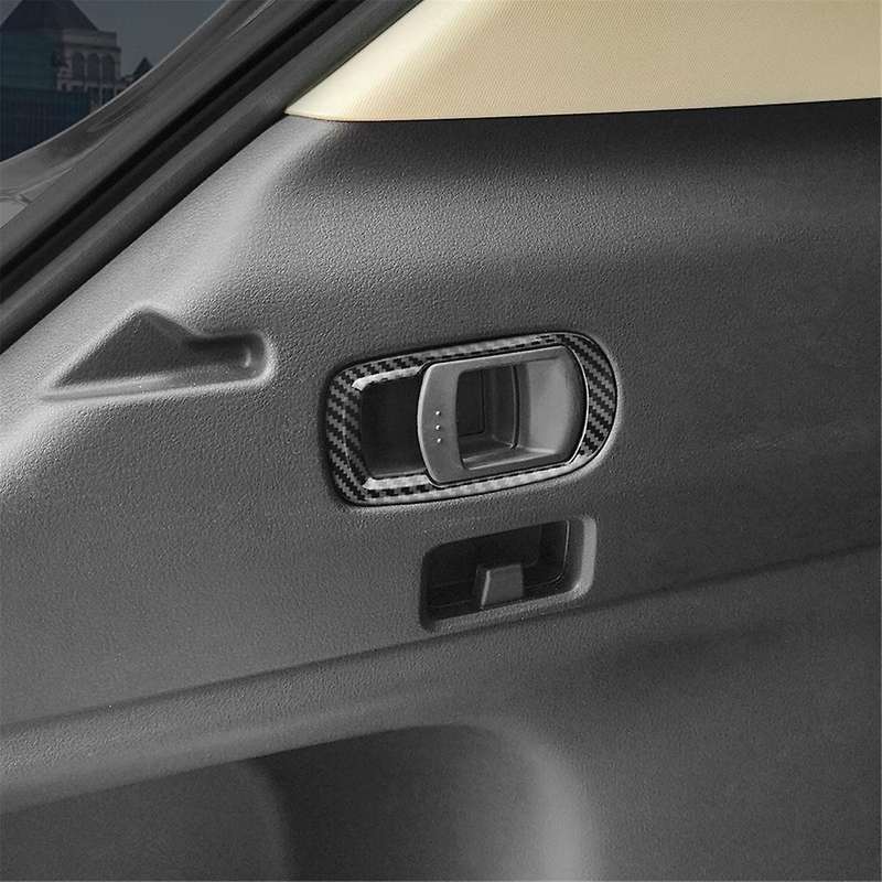 for -50 Cx50 2023 Us Version Car Rear Trunk Switch Trim Cover Sticker Interior Accessories Carbon F