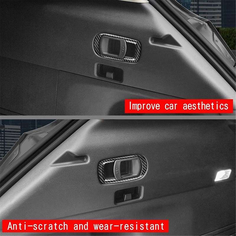 for -50 CX50 2023 US Version Car Rear Trunk Switch Trim Cover Sticker Interior Accessories Carbon Fi