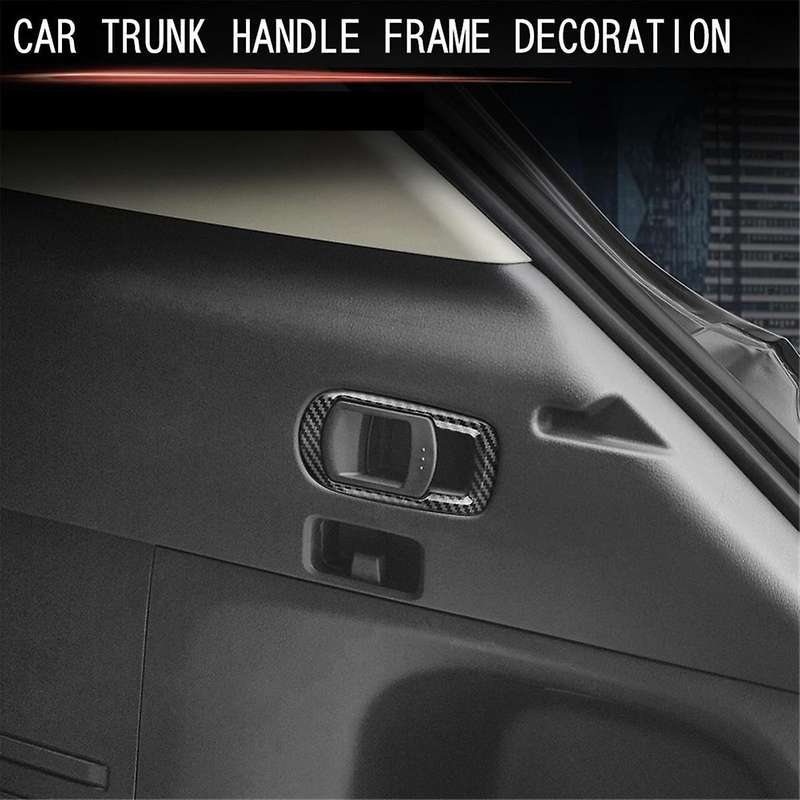 for -50 CX50 2023 US Version Car Rear Trunk Switch Trim Cover Sticker Interior Accessories Carbon Fi