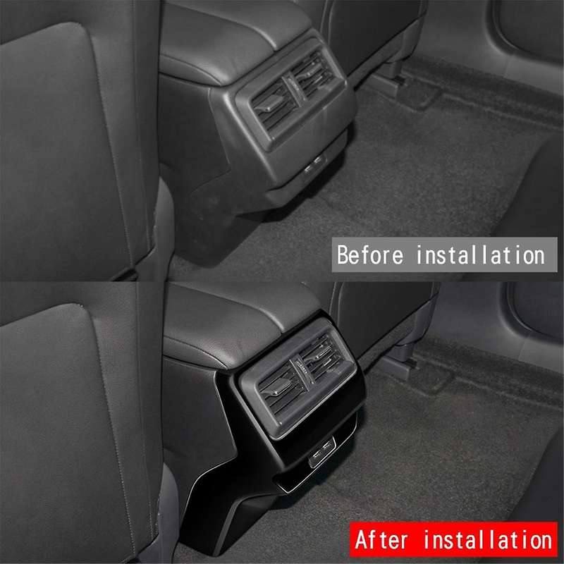 for -50 Cx50 2023 Us Version Car Gloss Black Rear Outlet Frame Cover Trim Sticker Interior Accessor