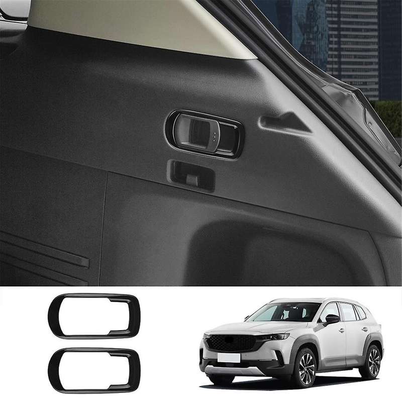 for -50 Cx50 2023 Us Version Car Rear Trunk Switch Trim Cover Sticker Interior Accessories Gloss Bl