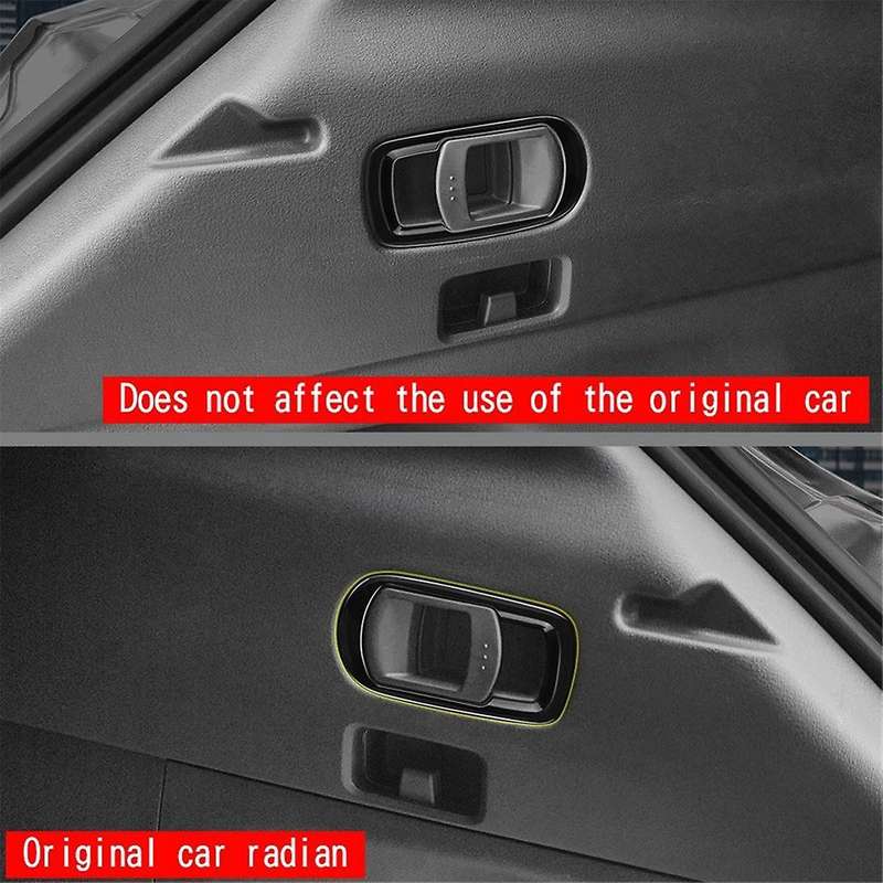 for -50 Cx50 2023 Us Version Car Rear Trunk Switch Trim Cover Sticker Interior Accessories Gloss Bl
