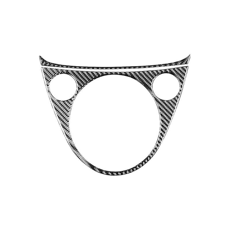 for 500 2012-2015 Soft Carbon Fiber Car Central Control Gear Shift Cover Trim Sticker Interior Acces