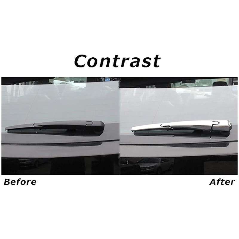for 5008 ABS Chrome Rear Windshield Wiper Cover Decoration Car Accessories 2017