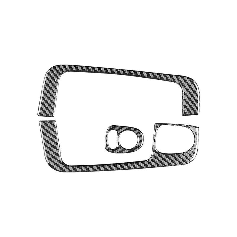 for 500 2012-2015 Soft Carbon Fiber Car Window Lifting Switch Cover Trim Sticker Interior Accessori