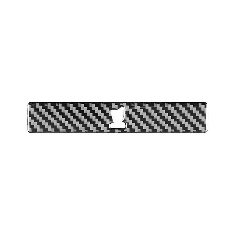 for 500L 2014-2017 Soft Carbon Fiber Car Armrest Box Frame Cover Trim Sticker Interior Accessories