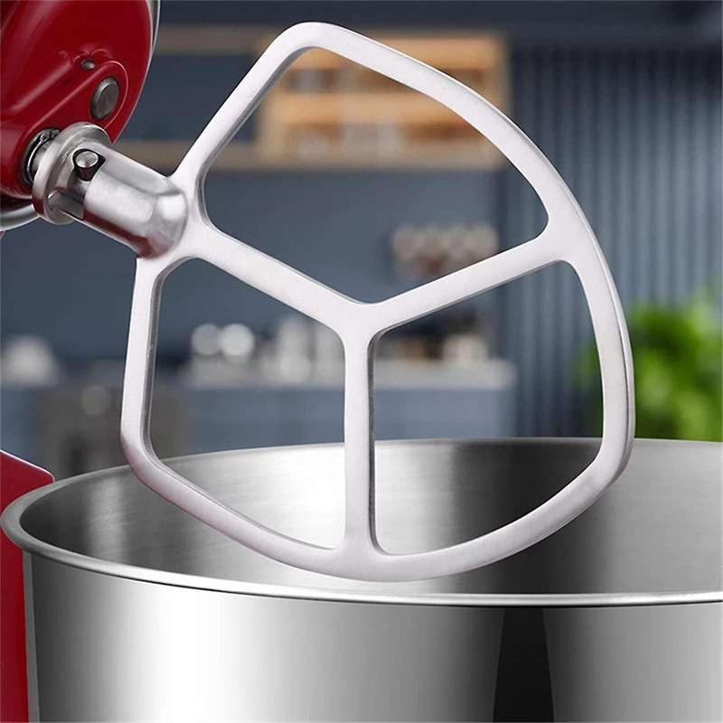 for 5QT-6QT Bowl Tilt-Head Stand Mixers Attachment Stainless Steel Flat Beater+ Spiral Dough Hook