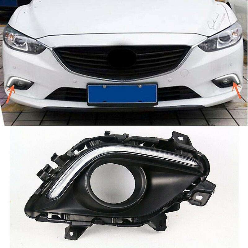 for 6 ATENZA 2014-2016 White LED Daytime Running Front Fog Lights DRL 1SET