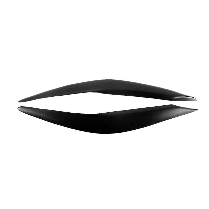 for 6 Atenza 2017-2019 Glossy Black Headlights Eyebrow Lamp Eyelid Cover Sticker Trim Refitting