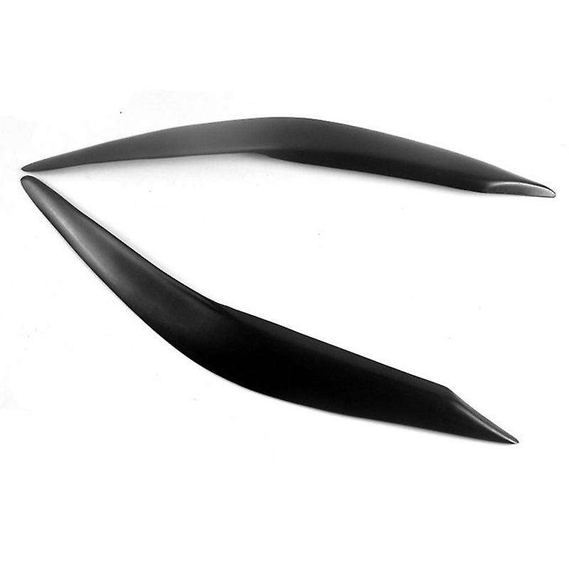 for 6 Atenza 2017-2019 Glossy Black Headlights Eyebrow Lamp Eyelid Cover Sticker Trim Refitting