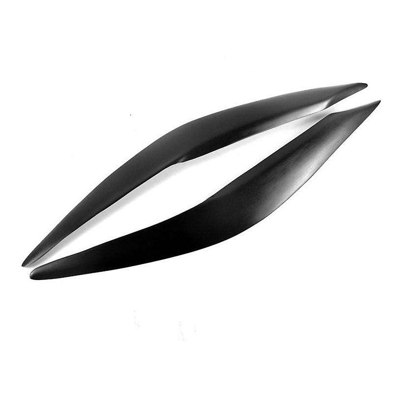 for 6 Atenza 2017-2019 Glossy Black Headlights Eyebrow Lamp Eyelid Cover Sticker Trim Refitting