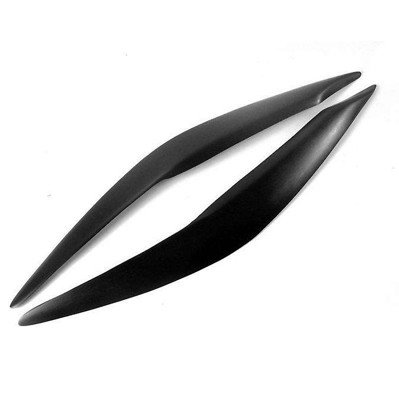 for 6 Atenza 2017-2019 Glossy Black Headlights Eyebrow Lamp Eyelid Cover Sticker Trim Refitting