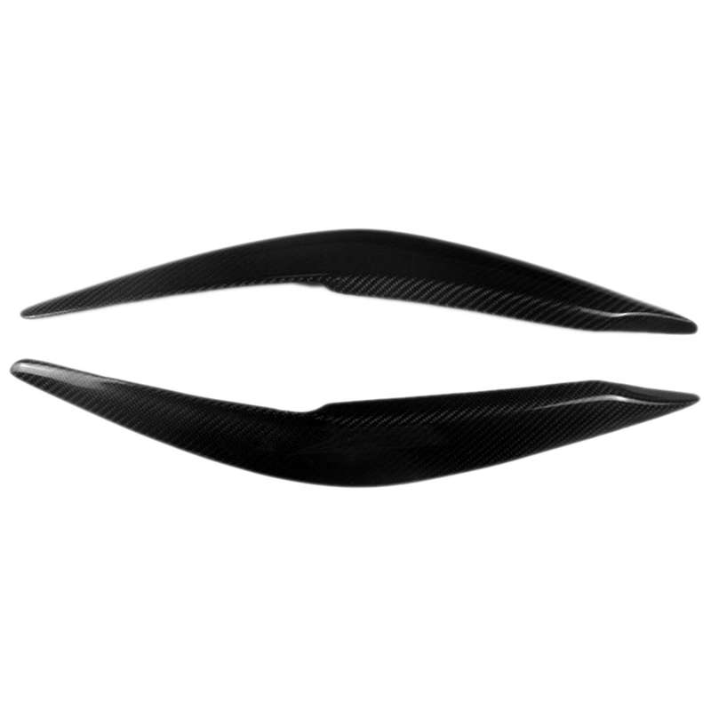 for 6 Atenza 2017-2019 Carbon Fiber Headlights Eyebrow Lamp Eyelid Cover Sticker Trim Refitting