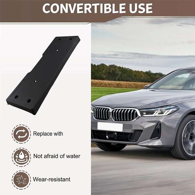for 6 Series G32 GT 2020-2022 Front Number Plate Carrier License Plate 51138078813