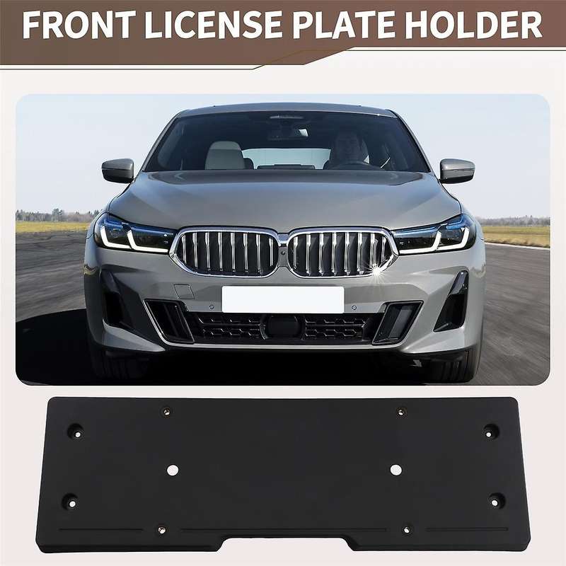 for 6 Series G32 GT 2020-2022 Front Number Plate Carrier License Plate 51138078813