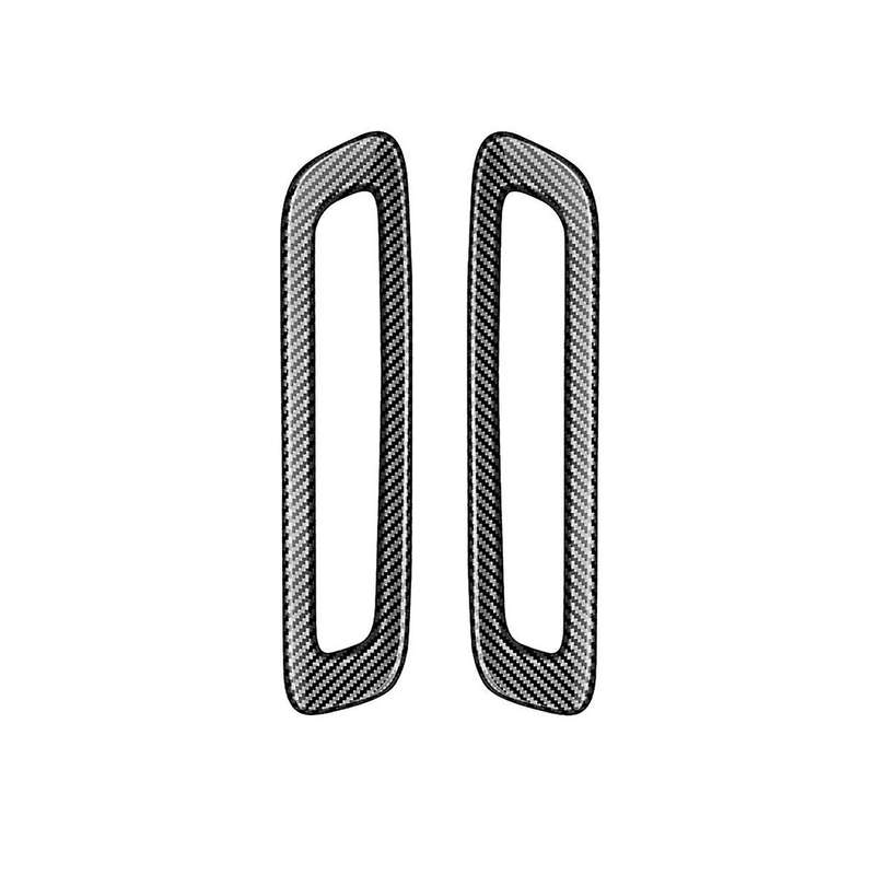 for -60 2022 2023 RHD Carbon Fiber Car a Pillar Air Conditioning Outlet Decorative Frame Sticker Acc