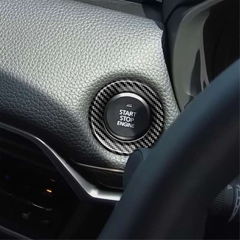 for -60 2022 2023 Car Start Stop Engine Push Button Cover Ring Cover Sticker Interior Accessories C