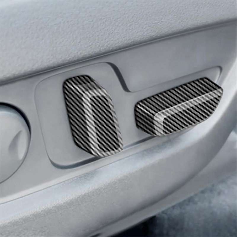 for -60 2022 2023 RHD Main Driver Seat Adjustment Button Trim Frame Interior Trim Accessories Carbon