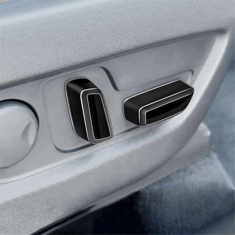 for -60 2022 2023 RHD Main Driver Seat Adjustment Button Trim Frame Interior Trim Accessories Gloss