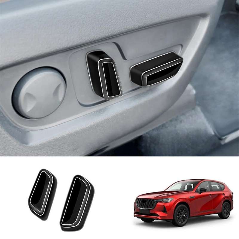 for -60 2022 2023 RHD Main Driver Seat Adjustment Button Trim Frame Interior Trim Accessories Gloss