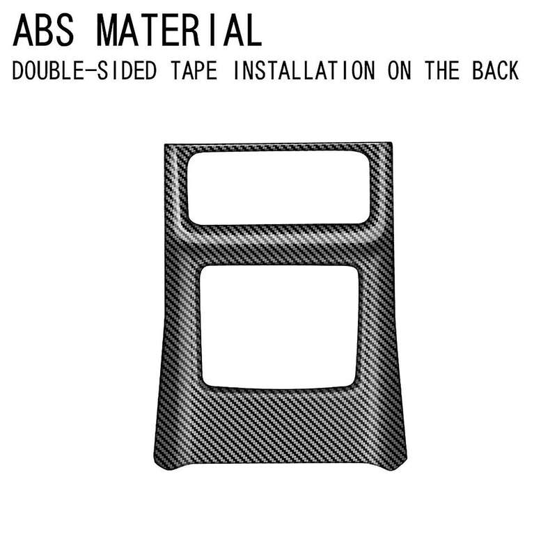for -60 2022-2023 Rhd Car Rear Air Conditioner Vent Outlet Frame Anti-kick Panel Cover Trim Abs Carb