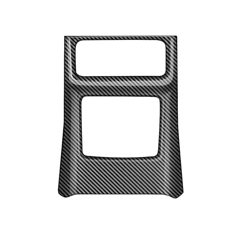 for -60 2022-2023 Rhd Car Rear Air Conditioner Vent Outlet Frame Anti-kick Panel Cover Trim Abs Carb