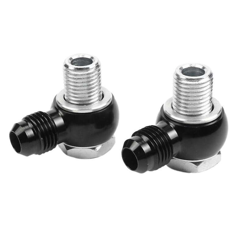 for 6an X 1/4 Npsm Turbo 350 400 700r4 4l60e Transmission 90 Degree Banjo Fittings