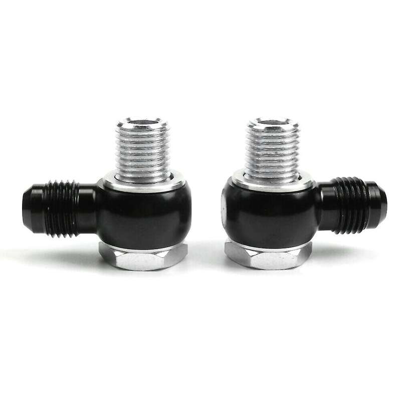 for 6an X 1/4 Npsm Turbo 350 400 700r4 4l60e Transmission 90 Degree Banjo Fittings