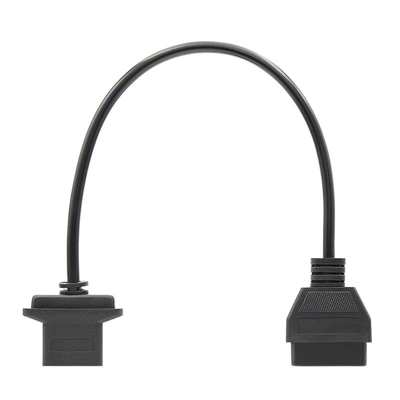 for 6Pin to 16Pin Cable OBD II Diagnostic Interface 6Pin to OBD2 16 Pin Adapter Works for Auto Car V