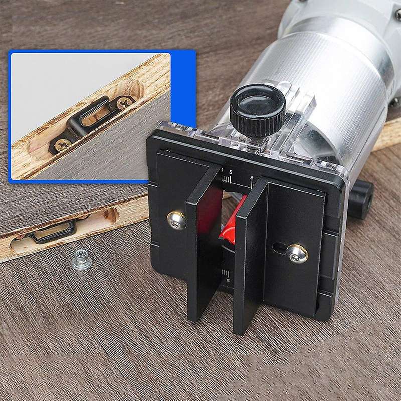 for 65mm Trimming Machine 2 in 1 Slotted Bracket Invisible Fasteners Wardrobe Cupboard Panel Punch L