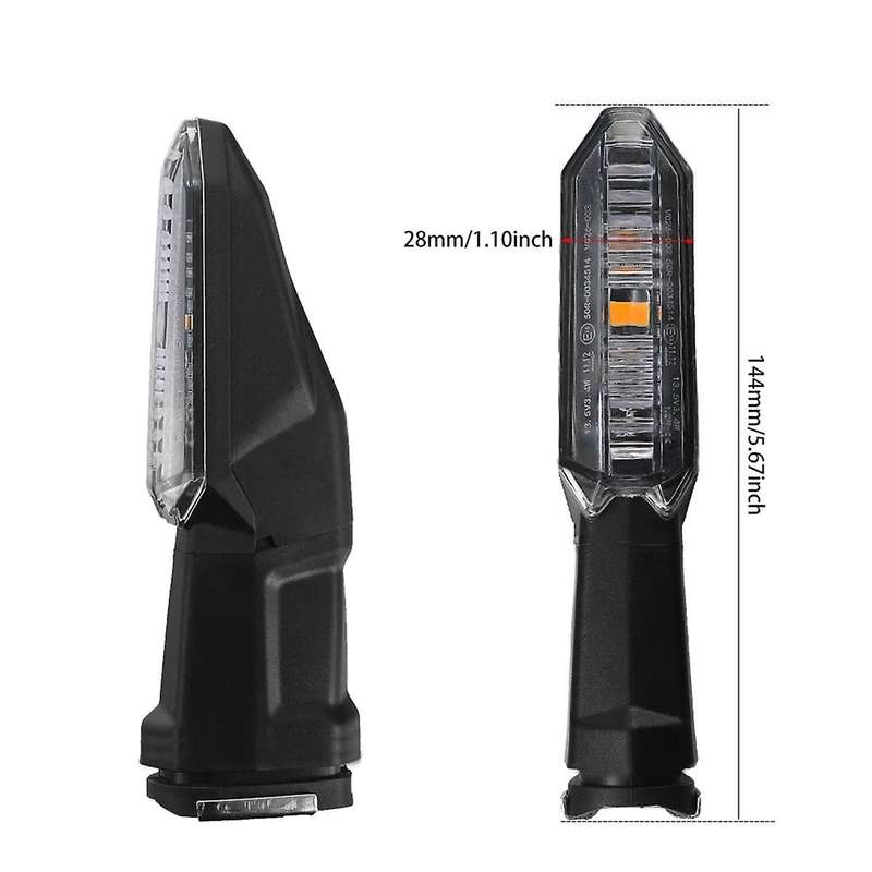 for 650 1000 X250 X300 Motorcycle LED Turn Signal Indicator Lights Blinkers Accessories,B