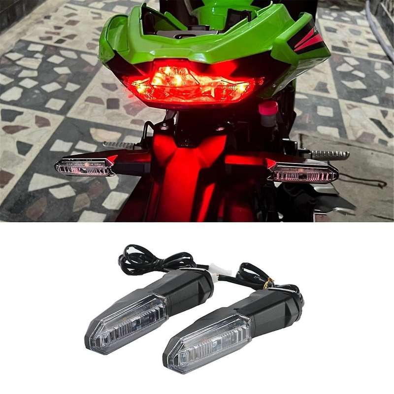 for 650 1000 X250 X300 Motorcycle LED Turn Signal Indicator Lights Blinkers Accessories,B