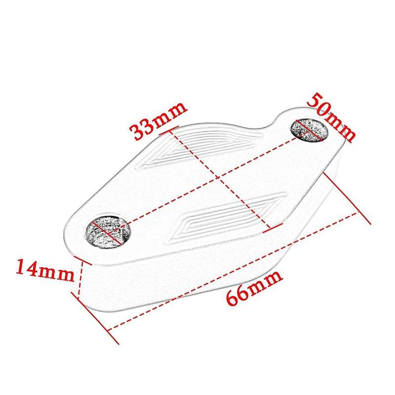 for 700R YFZ450R Parking Brake Blockoff Plate Motorcycle Accessories Rear Brake Master Cylinder Cove